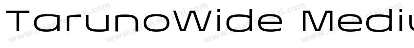 TarunoWide Medium字体转换